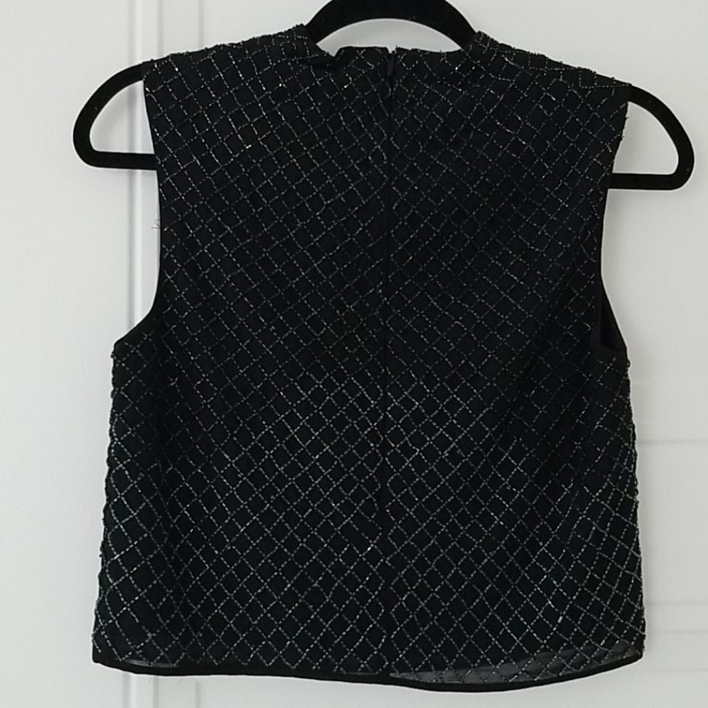 Needle and Thread ombre mesh beaded top - Picture 2 of 5